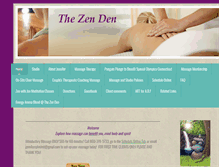 Tablet Screenshot of findyourzenwithjen.com